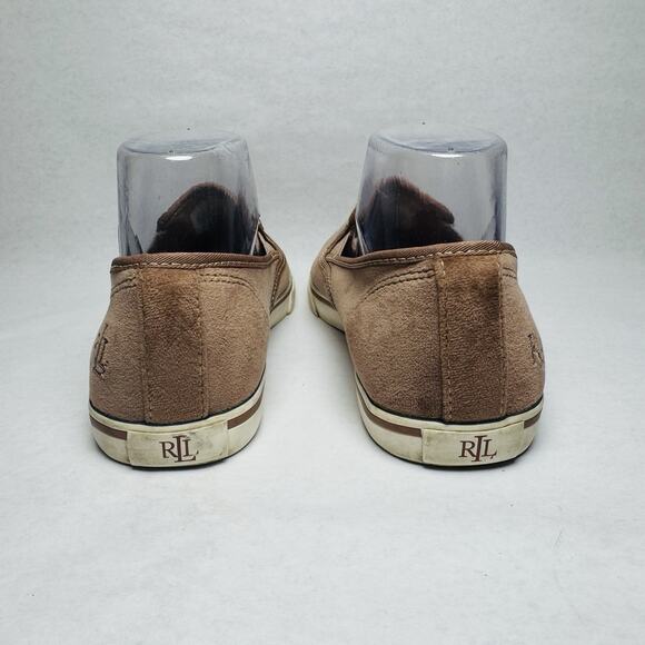 Lauren Ralph Lauren Janis Slip On Sneakers Womens Size 9 B Dusty Rose Velvet - Picture 8 of 10